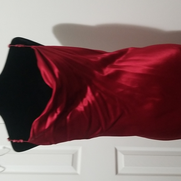 Beautiful Ruby Red Niki by Niki Livas Gown. - Picture 2 of 9